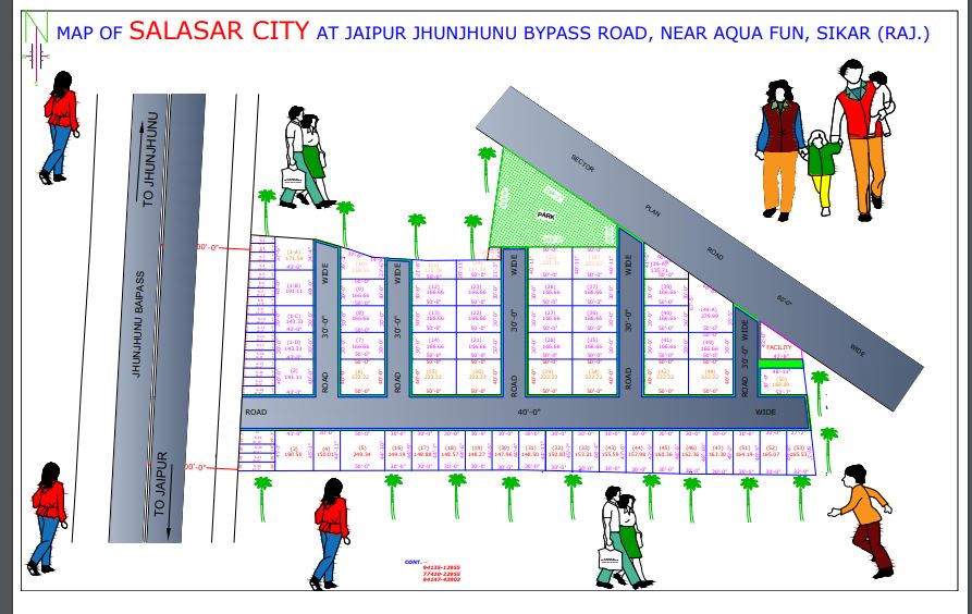 Plot for Sale in 90A Approved Colony in Sikar on Jaipur-Jhunjhunu Highway