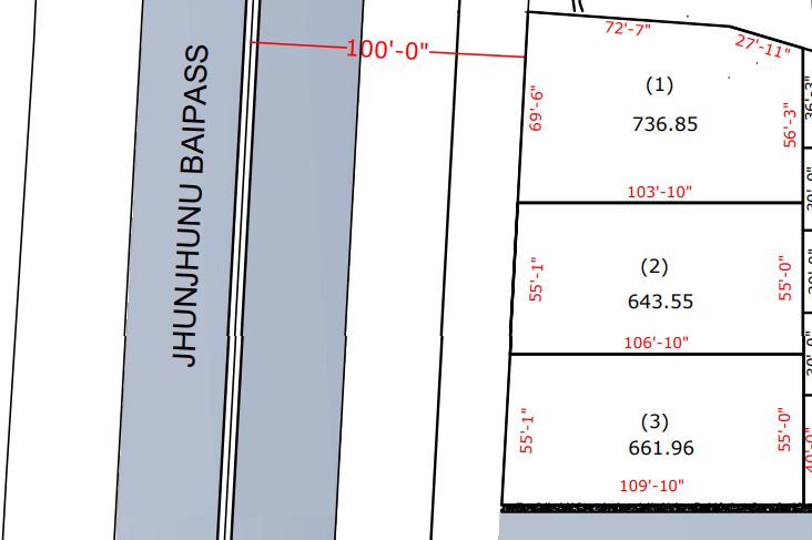 Plots for Sale on Jaipur Jhunjhunu Bypass in Sikar